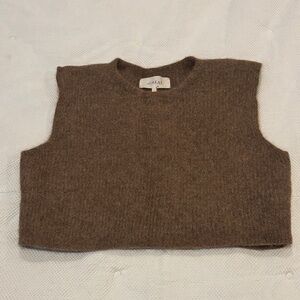 THE GREAT. Brushed Melange Sweater - Doe